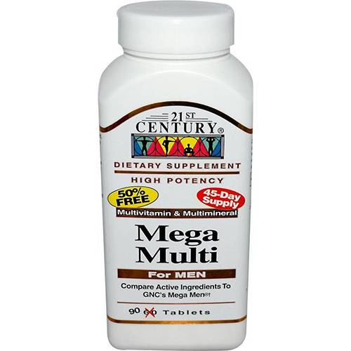 توينتي فيرست سينتشري ميجا ملتي مكمل غذائي للرجال 90قرص