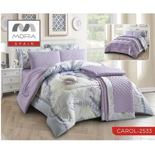 مورا كارول رقم.2533 لحاف مجوز كينج 7قطع 240x260سم موديل رقم.J-1055