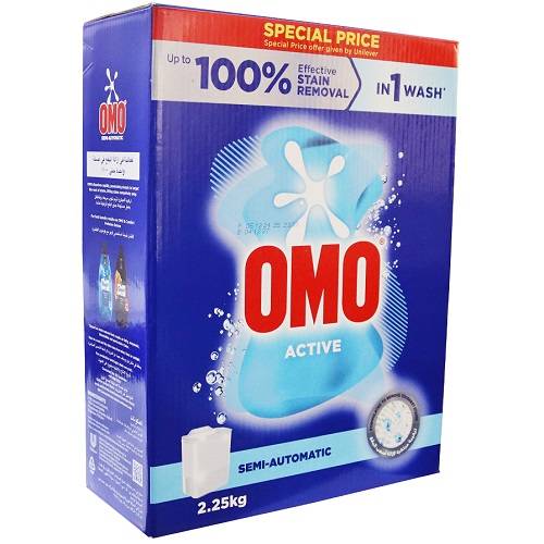 اومو مسحوق الغسيل مضاد للجراثيم للغسالة العادية 2.25كجم