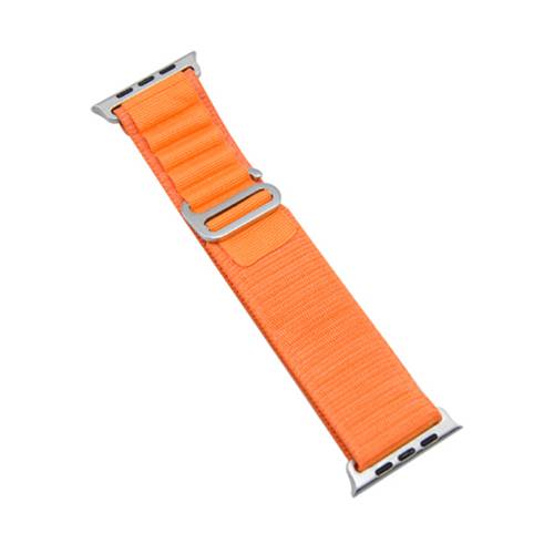 ليفورى سوار ساعة مضفر من النايلون لساعة ابل ووتش 44/45/49ملم برتقالي موديل رقم.LWB51 رقم.16023