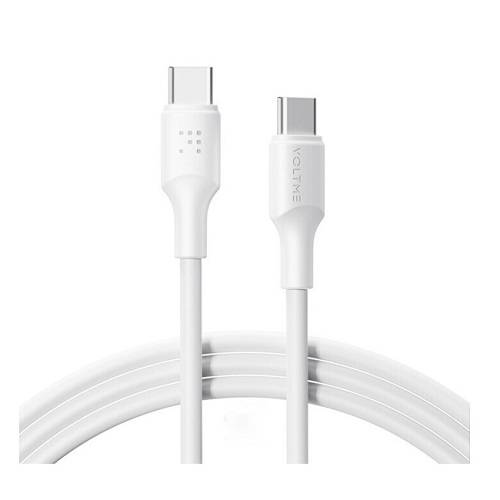 فولت مي باورلينك EDC كابل Type C الى Lighting  بطول 1.2م 2.4امبير 12واط ابيض رقم.17194
