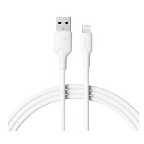 فولت مي باورلينك سلسلة EDC من USB A الى لايتنينج بطول 2م 2.4امبير 12واط، ابيض موديل رقم.17196