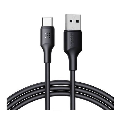 فولت مي باورلينك EDC كابل USB A الى Type C بطول 2.0م 3امبير 60واط اسود رقم.17183