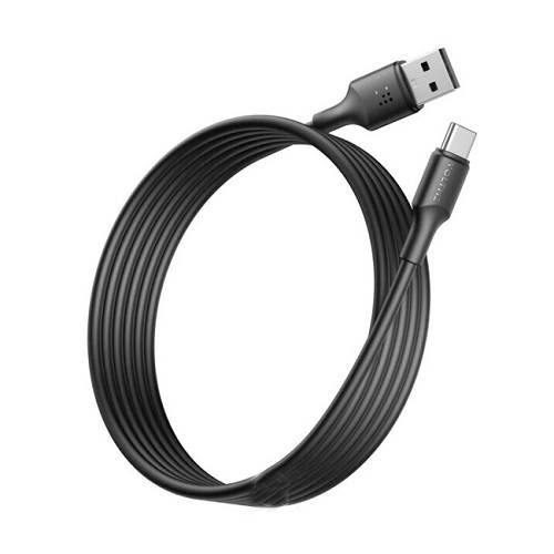 فولت مي باورلينك EDC كابل USB A الى Type C بطول 3.0م 3امبير 60واط اسود رقم.17185