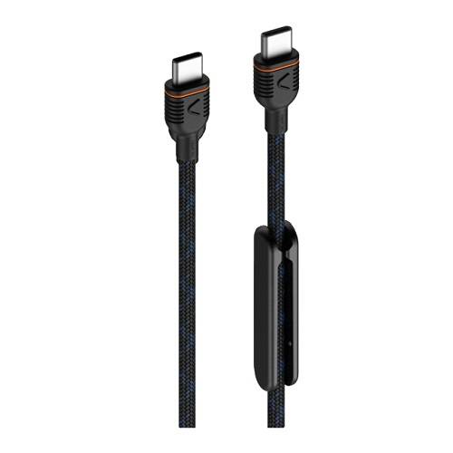 يوني سينك كابل Type C الى Type C طول 2م رقم.17642 اسود