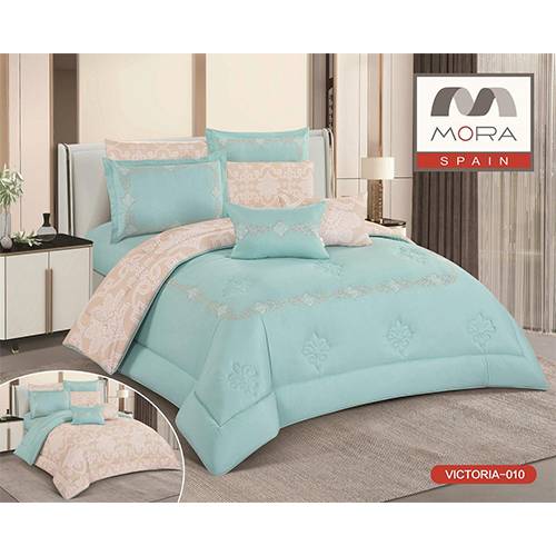 مورا فيكتوريا رقم.010 لحاف مجوز كينج 8قطع 240x260سم موديل رقم.J-1059