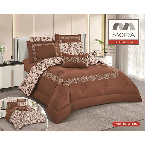 مورا فيكتوريا رقم.015 لحاف مجوز كينج 8قطع 240x260سم موديل رقم.J-1059