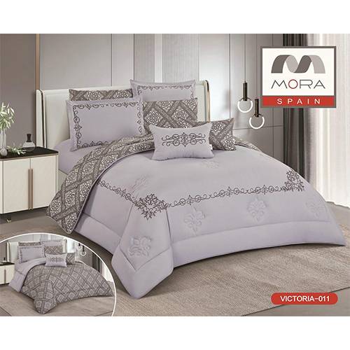 مورا فيكتوريا رقم.011 لحاف مجوز كينج 8قطع 240x260سم موديل رقم.J-1059