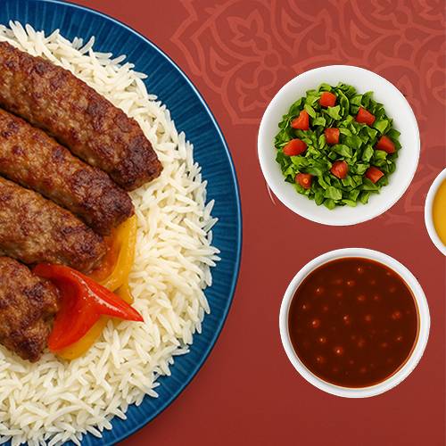 كفتة مع عيش