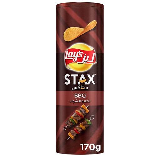 ليز ستاكس شيبس بالباربكيو 170جم