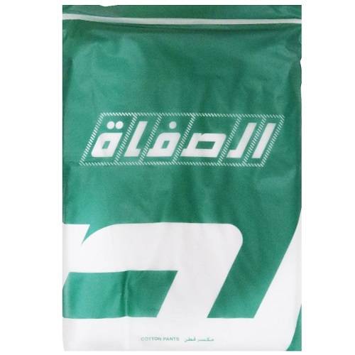 الصفاة سروال رجالي طويل قطن بكرسي ابيض