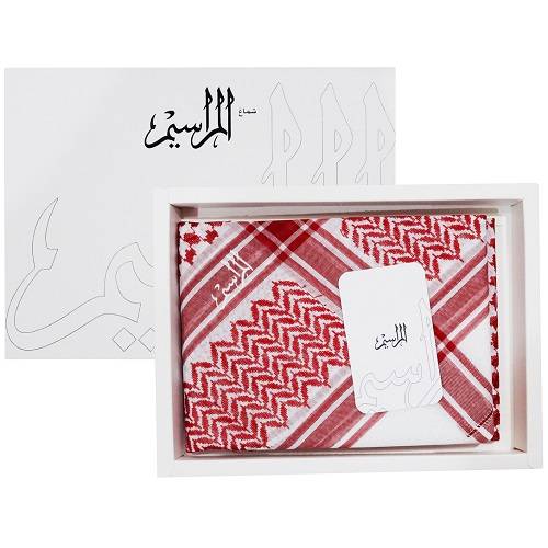 المراسيم شماغ اولادي احمر