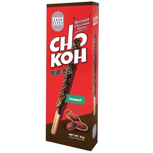 جود سيول اصابع شوكولاتة كورية بالفول السوداني المقرمش 54جم