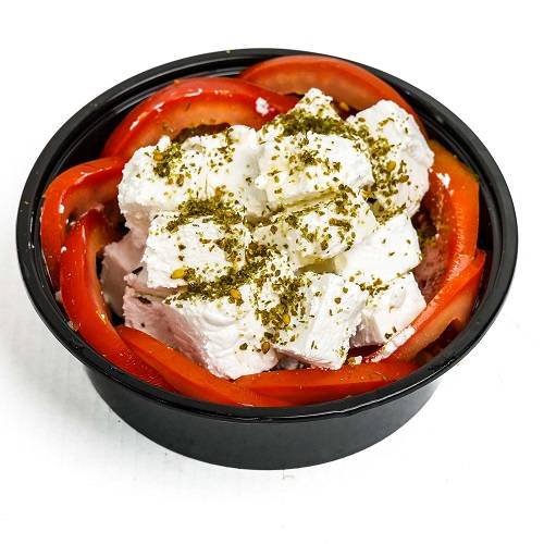 جبن مع طماطم