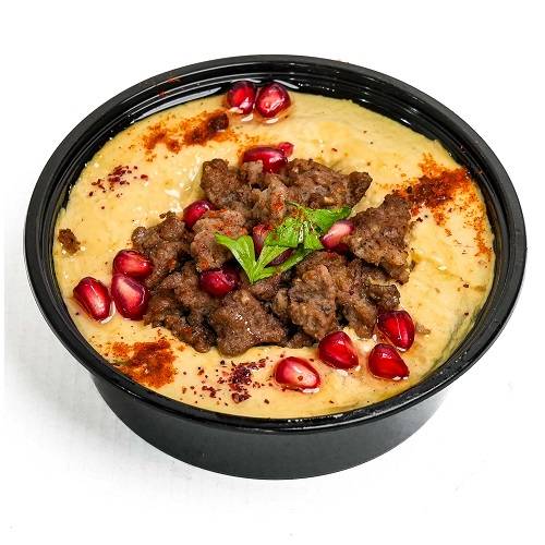 حمص لحم وصنوبر