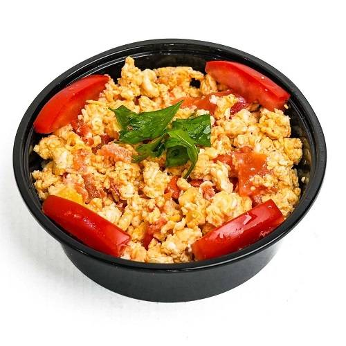 بيض مع طماطم