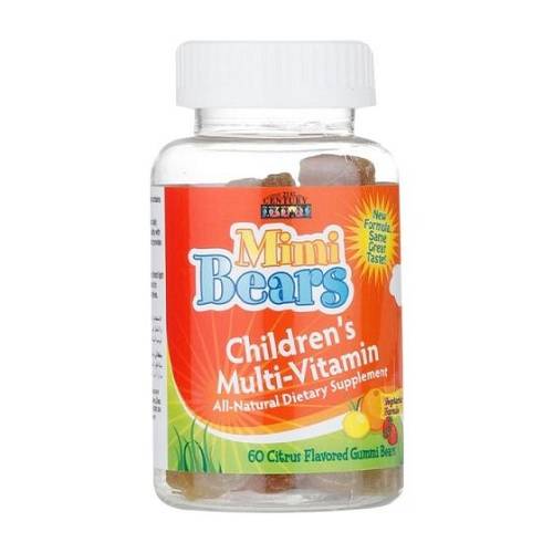 21 سنشري ميمي بيرز فيتامينات متعددة للاطفال 60حلاو