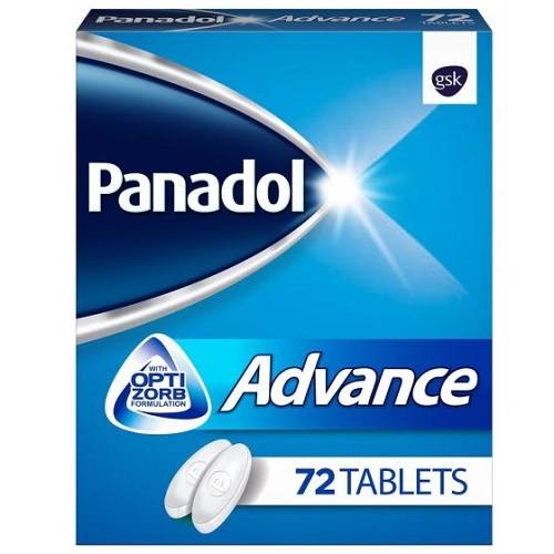 بنادول ادفانس 500مجم 72قرص