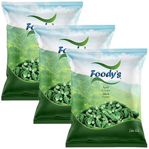 فوديز بامية مجمدة 400جم 3حبة
