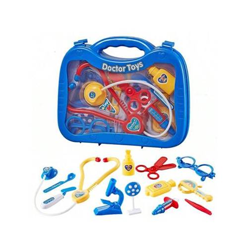 مجموعة ادوات الطبيب ازرق