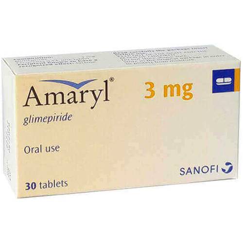 اماريل 3مجم يقلل مستوى السكر في الدم 30قرص