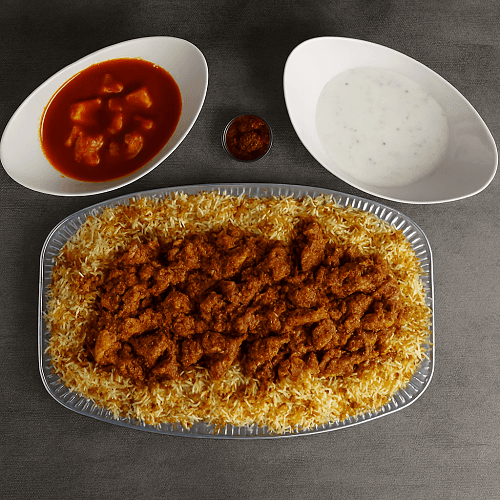 جاط برياني لحم تكفي 4اشخاص