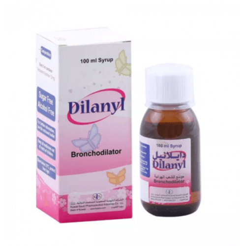 دايلانيل شراب موسع للشعب الهوائية لعلاج ضيق التنفس 100مل