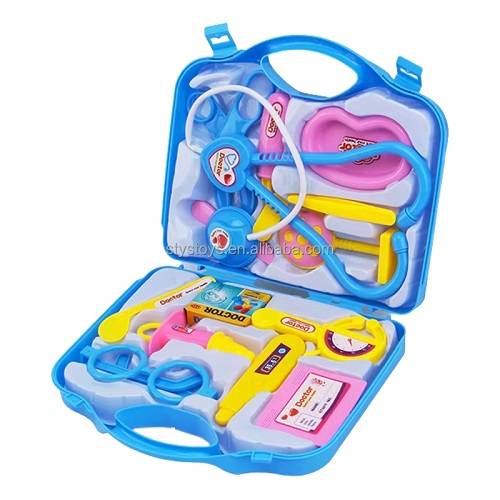 لعبة طقم طبيب صغير ازرق
