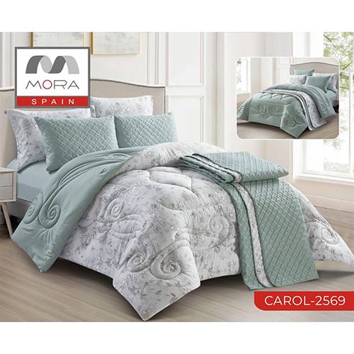 مورا كارول رقم.2569 لحاف مجوز كينج 7قطع 240×260سم موديل رقم.J-1065