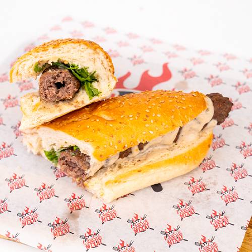 ساندوتش كفتة مشوية