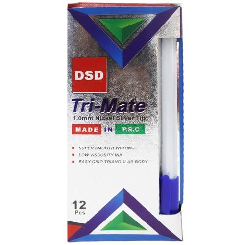 دي اس دي قلم حبر ارزق جاف 12حبة