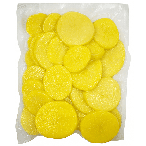 بطاط طازج مقطع شرائح مغلف ومفرغ من الهواء 500جم