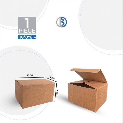 علب كرتون كرافت 10×8×6سم 1حبة