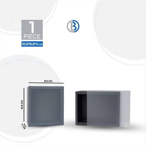 علب كرتون سوداء 10.6×8.6×4سم 1حبة درج