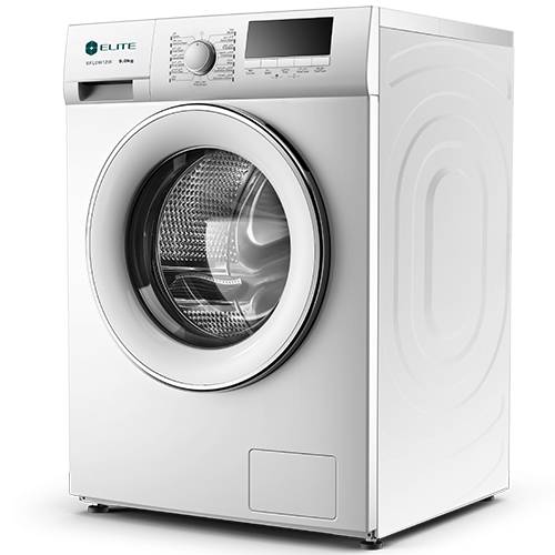 ايليت غسالة ملابس تحميل امامي 9كجم ابيض موديل رقم.EFL09I12W