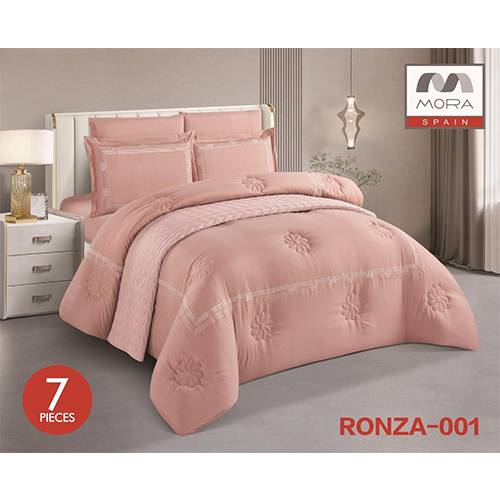مورا رونزا رقم.001 لحاف مجوز كينج 7قطع 240x260سم موديل رقم.J-1066