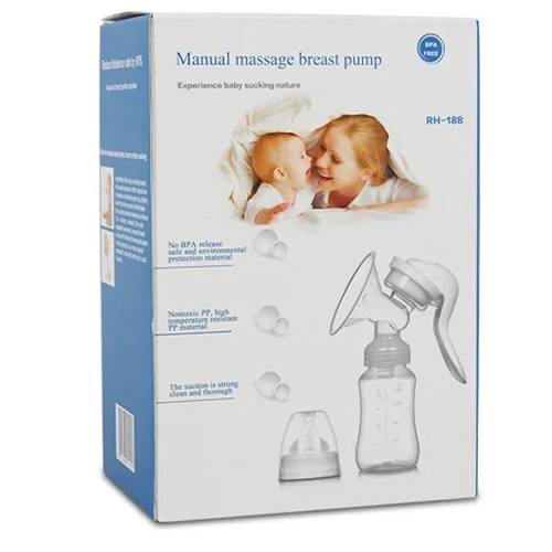 شفاط يدوي للثدي بتقنية التدليك موديل رقم.RH-188