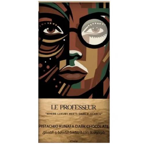 لو بروفيسور شوكولاتة داكنة كنافة بالفستق 140جم