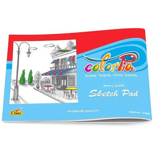 كلاس كلربيا دفتر رسم مقاس 340×238ملم 16ورقة
