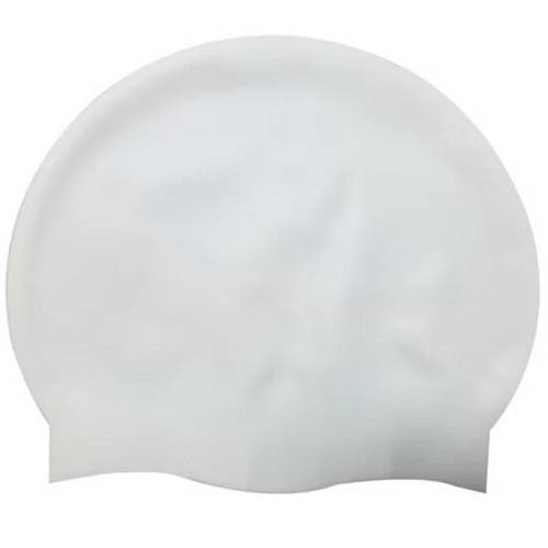 غطاء شعر سيليكون للسباحة رمادي