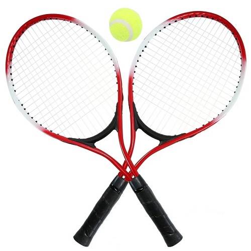 مضرب تنس كبير 2قطعة مع كرة تنس