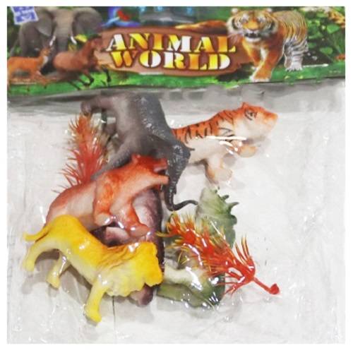 لعبة مجموعة حيوانات الغابة 8قطع رقم.113-1