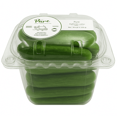 خيار بيبي كويتي طازج عضوي علبة 250جم