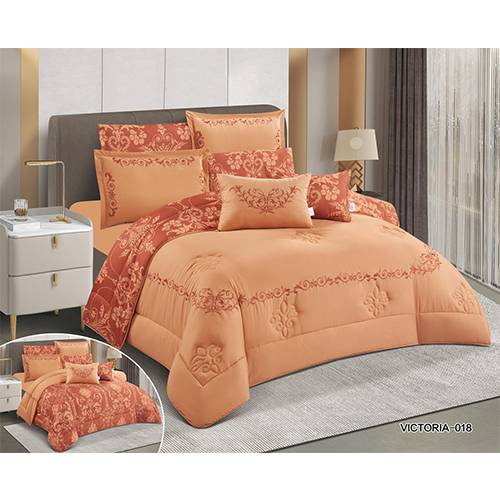 مورا فيكتوريا رقم.018 لحاف نفرين كينج سايز 8قطع موديل رقم.J-1069