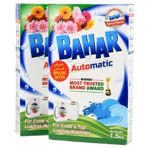 بحر مسحوق غسيل للغسالة الاوتوماتيك 1.5كجم 2حبة