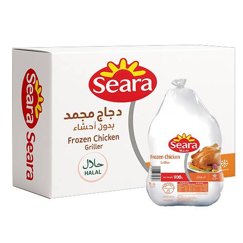 سيارا دجاج مجمد بدون احشاء 900جم 10حبة
