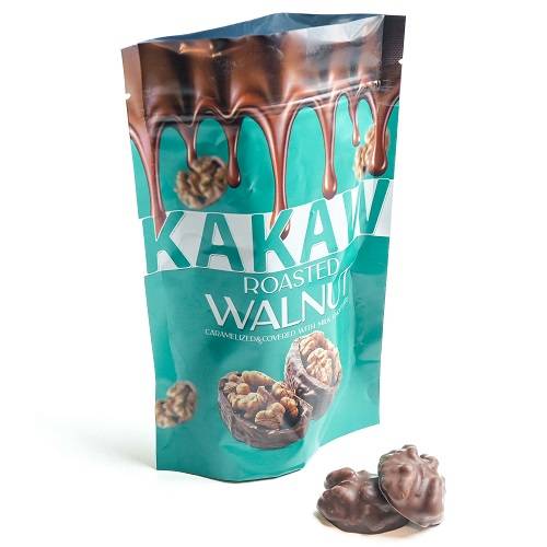 كاكاو جوز مكرمل محمص مغطى بشوكولاتة الحليب 80جم