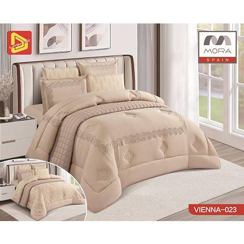 مورا فيينا رقم.023 لحاف مجوز كينج 240x260سم 7قطع موديل رقم.J-1071