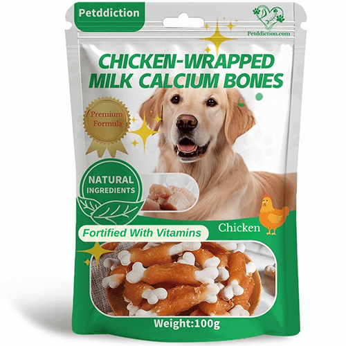 بيتديكشن مكافات الكلاب عظام كالسيوم ملفوفة بدجاج للكلاب الصغيرة 100جم