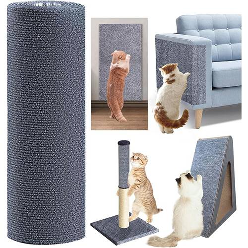 بيتديكشن سجادة خدش للقطط لحماية الاريكة اسود